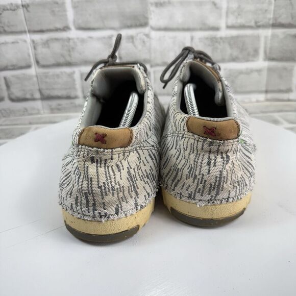 Twisted X Zero-X White & Grey Canvas Lace Up Casual Shoe Men Size 13 M - Picture 8 of 13